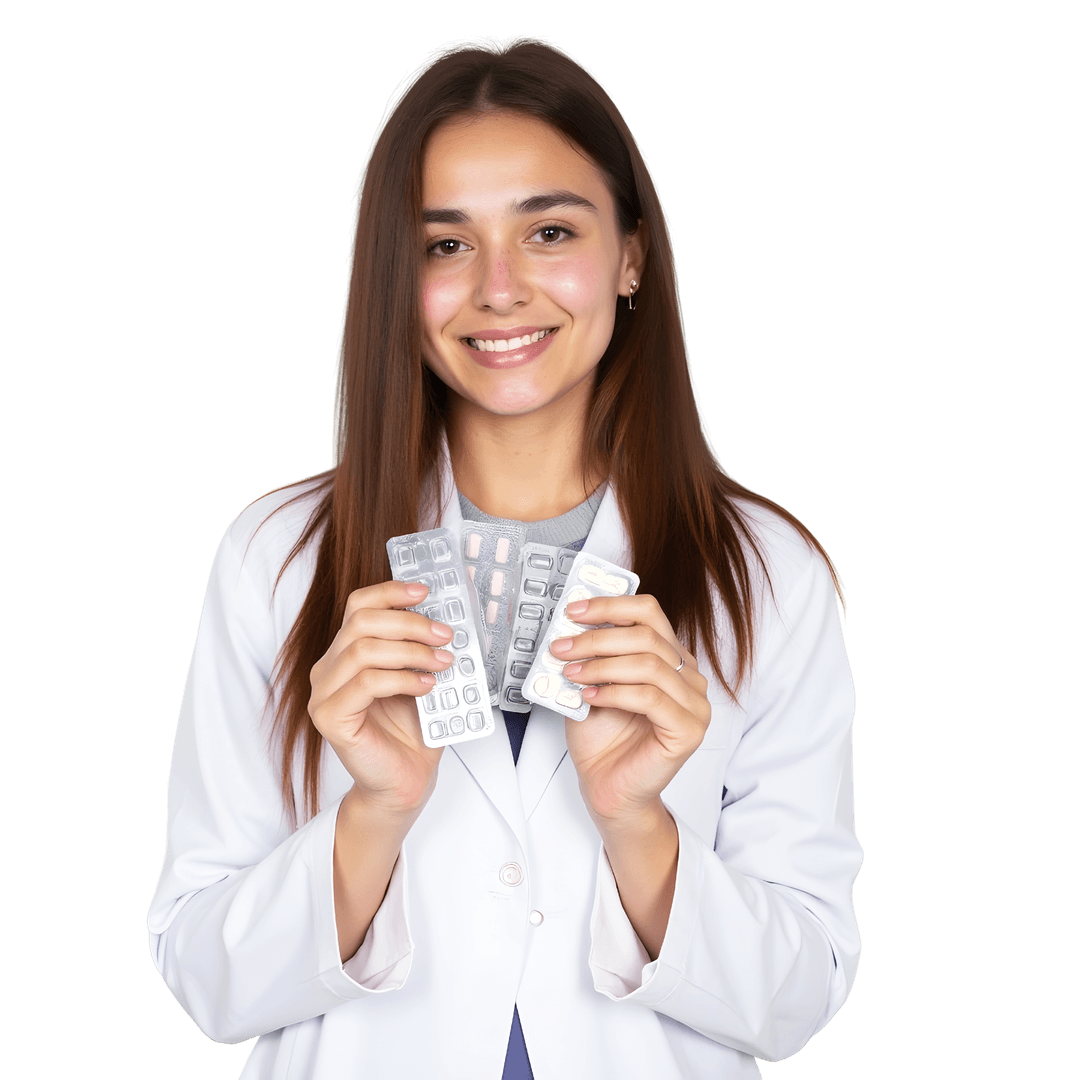 Pharmacist helping a patient